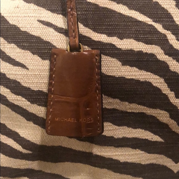 Michael Kors “Hamilton” Zebra Canvas Bag - Picture 4 of 8